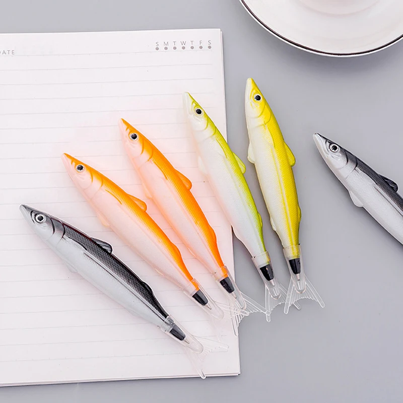 1Pc Ocean Fish Ballpoint Pen 0.5mm Cute Creative Funny Stationery School Supplies