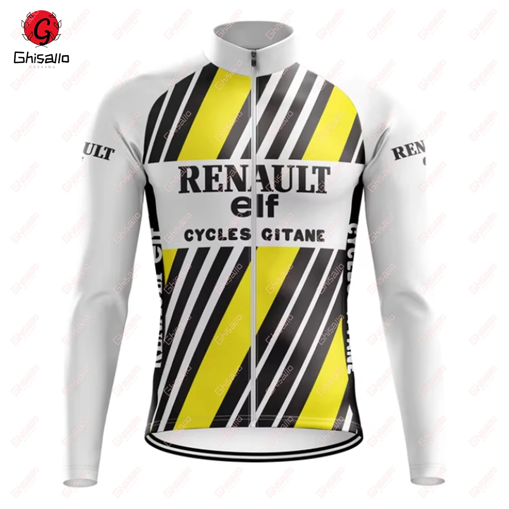 Retro Cycling Jersey for Men MTB Jersey, Bicycle Team Cycling Shirt, Long Sleeve Bike Wear, Premium Cycle Clothes, New, 8 Styles