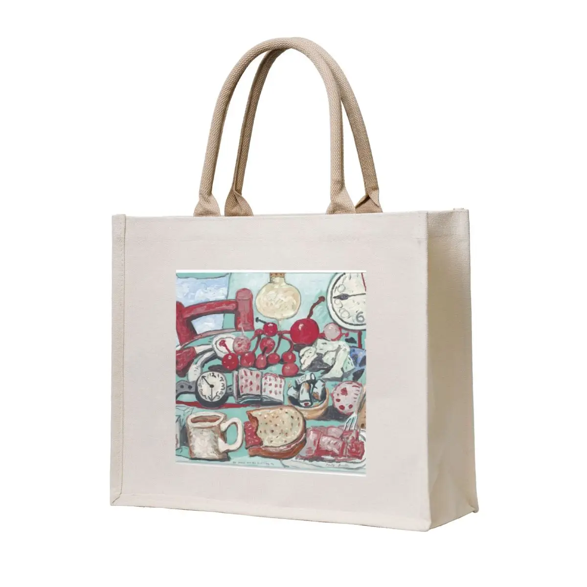 

Art by Phillip Guston collection paintings N 5 Tote Bag handbag Lady bags foldable reusable bag