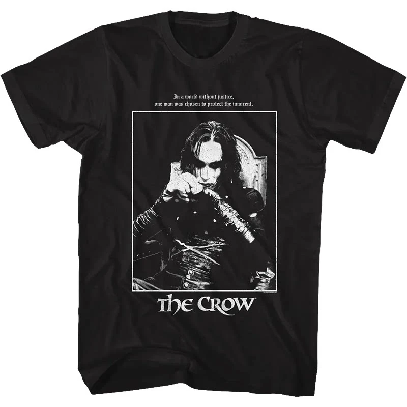 Pop The Crow Rock Movie - American Gothic Dark Fantasy Horror Retro Short-sleeved T-shirt for Musicians of The Crow Band