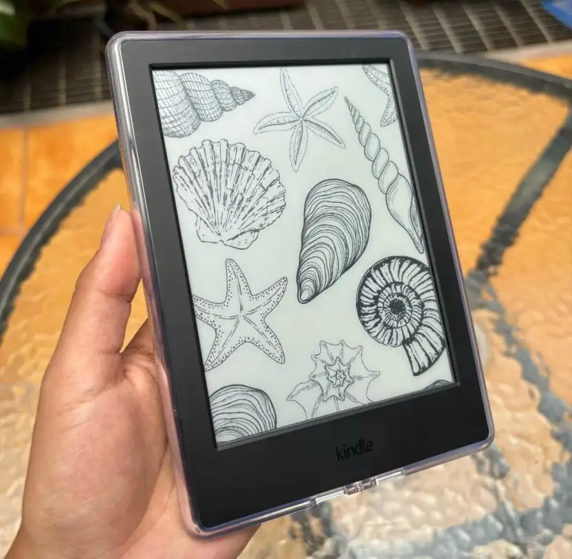 Funda Transparente para Kindle de 6 Pulgadas 11.ª Generación 2024 RS23CV, Funda de Acrílico Transparente para Kindle Basic 11.ª Generación 6'' C2V2L3, Cubierta con Marco Suave