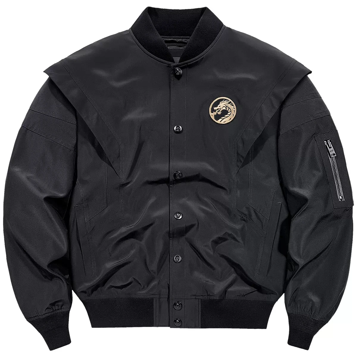 Autumn Spring Tactical Bomber Jackets Men Chinese Dragon Embroidered Baseball Coat HipHop Streetwear Male Tops Techwear Harajuku
