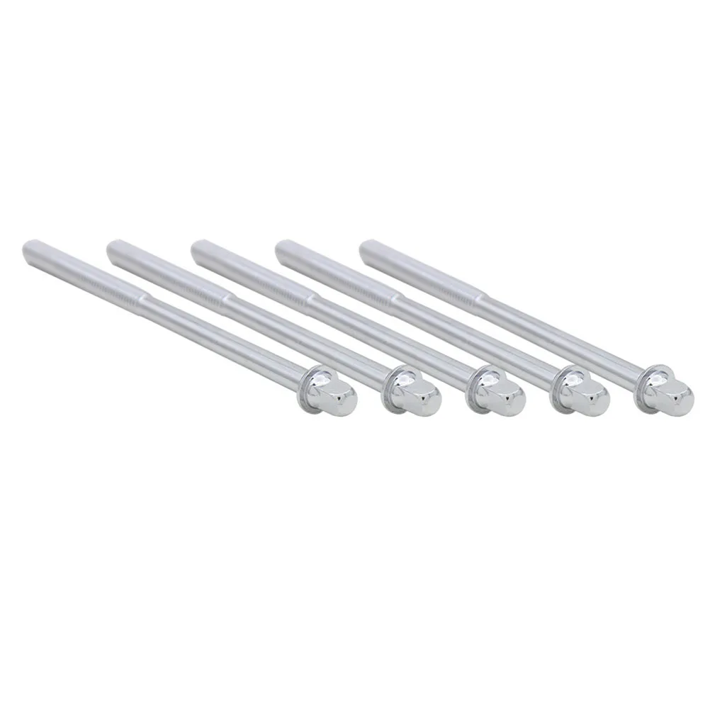 

6 Pcs Drum Accessories Screws Tension Rod Jazz Long Musical Instrument Iron Plating