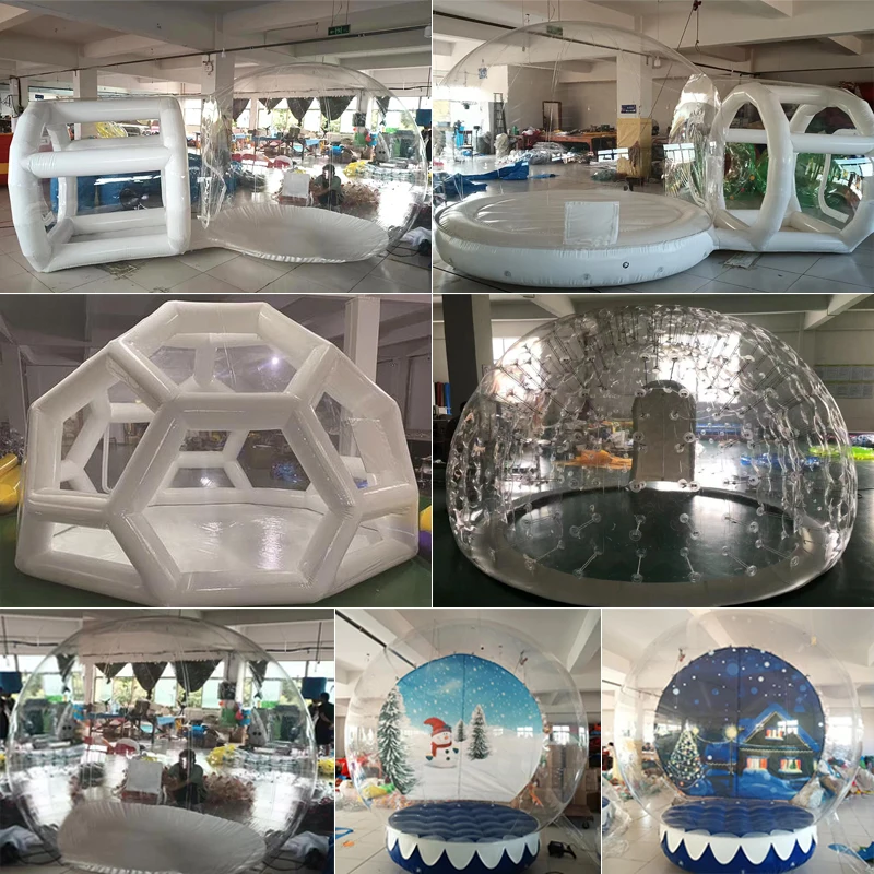 Inflatable bubble house Outdoor scenic spot Internet celebrity clock in photo transparent bubble dream star room Mei Chen tent a