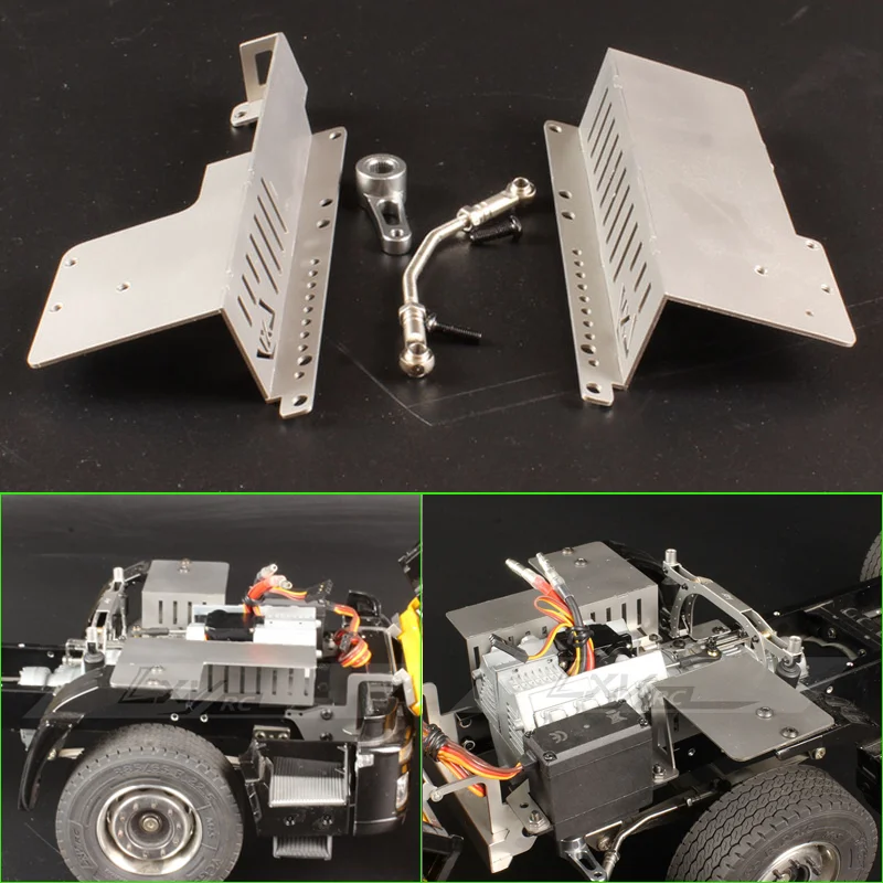 1:14th Scale Metal Simulation Second Floor Slab for Tamiya RC Truck SCANIA 770S R620 VOLVO BENZ Arocs MAN TGX Car Accessories