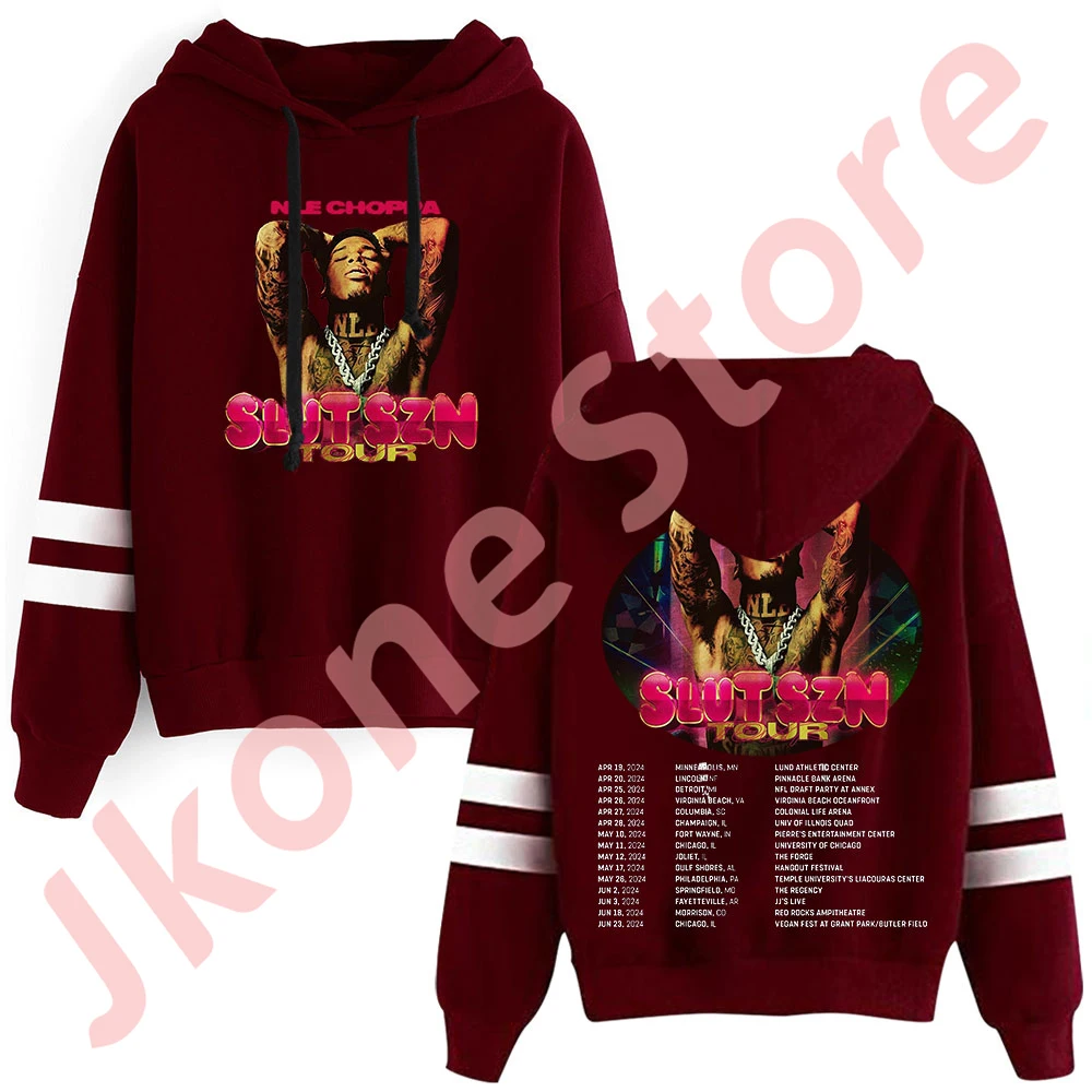 

NLE Choppa 2024 Tour Merch Pullover Hoodies Cosplay Women Men Fashion Casual HipHop Long Sleeve Streetwear