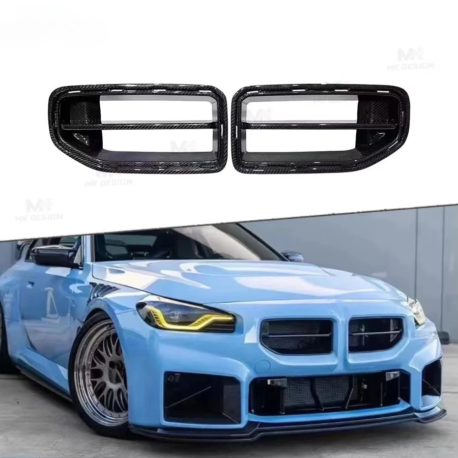 

Dry Carbon Fiber ALP Style Front Grille Replacement For BMW M2 G87 2024+ Front Center Grille Car Bumper Grills Air Inlet Parts
