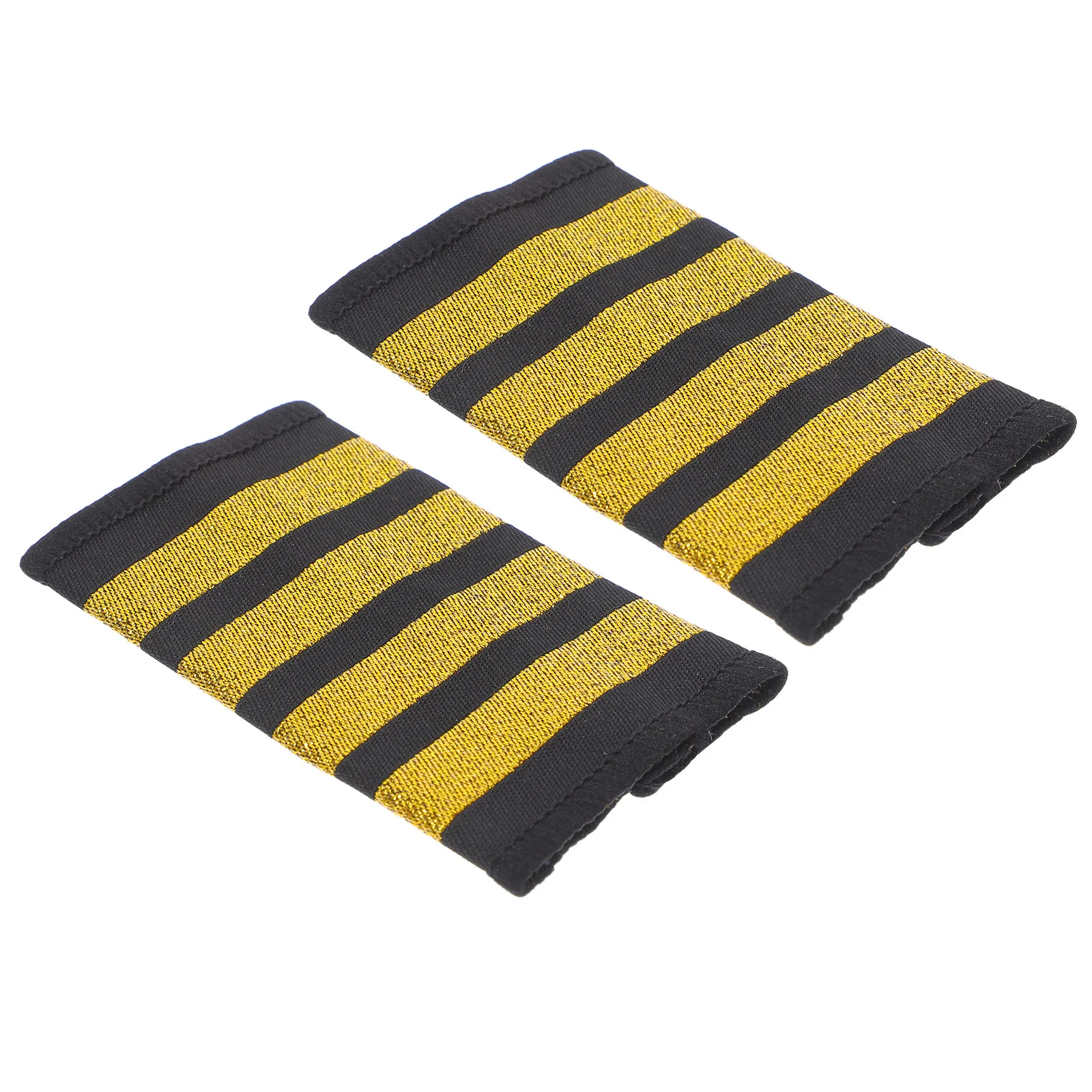 1 زوج الطيار موحدة الكتفيات لوحات الكتف لكابتن مضيفات الطيران شارة الطيران تأثيري حلي مرحلة الأداء الدعامة