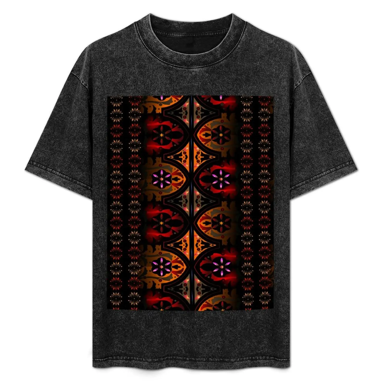 

Sexy Tribal Color Pattern T-Shirt oversizeds rapper graphic tees topping man t shirt T-shirts for men cotton