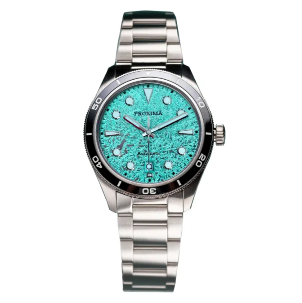 

Proxima Men Automatic Watch 39.5mm Mechanical Wristwatch Diver 20Bar Waterproof BGW-9 Luminous Sapphire Ceramic Bezel PT5000