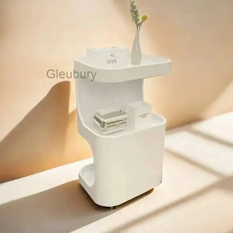 Tattoo Cosmetic Storage Salon Hairdressing Trolley Lash Pedicure Salon Trolley Barber Equipment Furniture Carrito Medico Lstc
