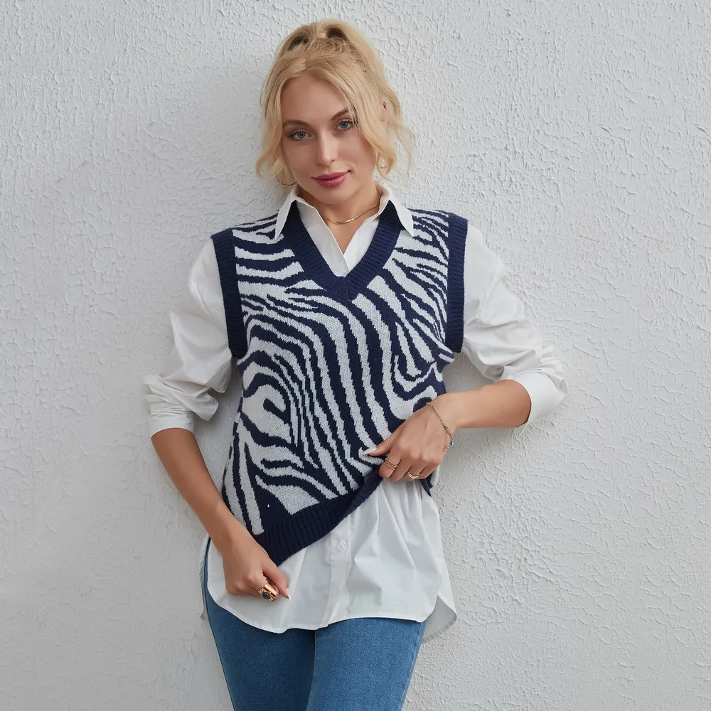 Canotta maglione Casual moda semplice di base 2023 nuova da donna