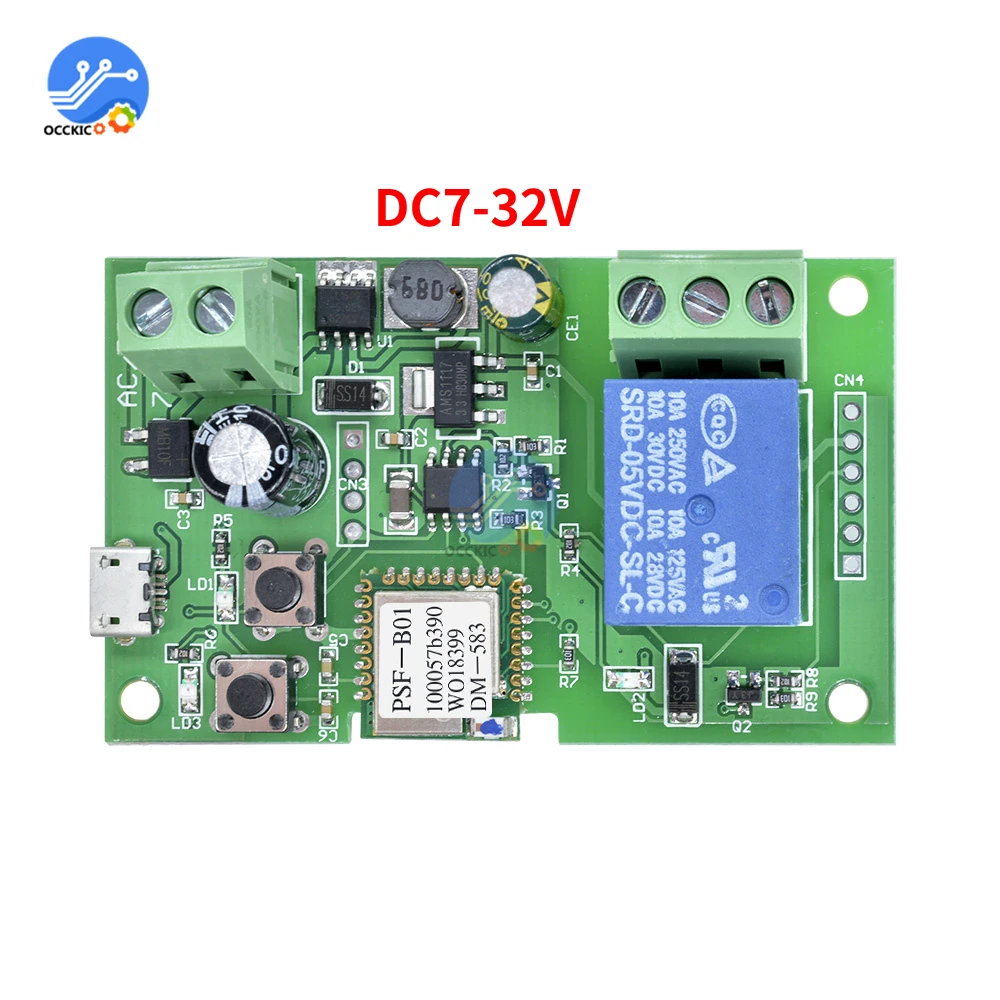 DC5V DC12V Wifi リレーモジュール eWeLink APP リモコン用セルフロックワイヤレス遅延リレースマートインテリジェントホーム用