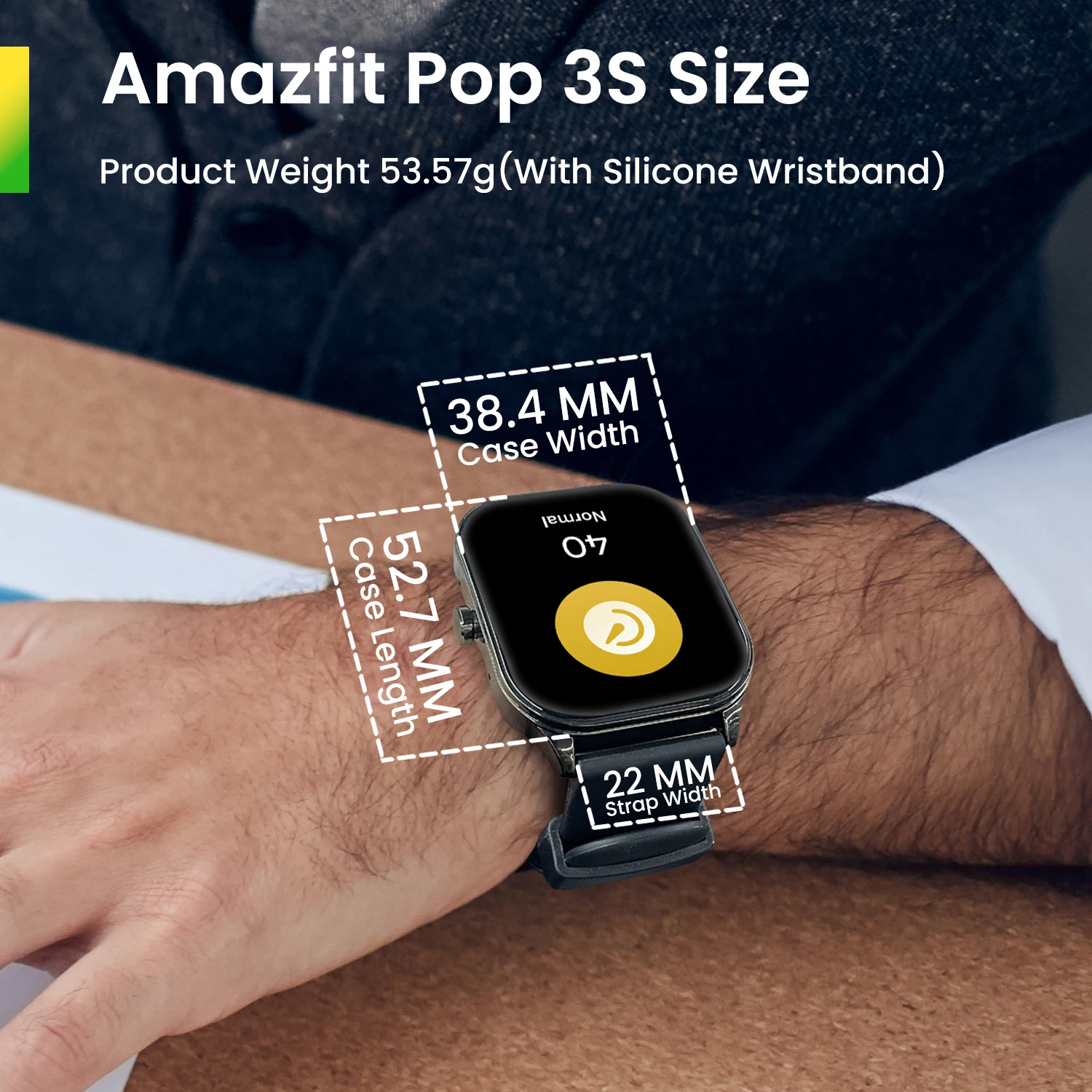 Смарт-часы Amazfit Pop 3S, 100 + спортивные, Bluetooth