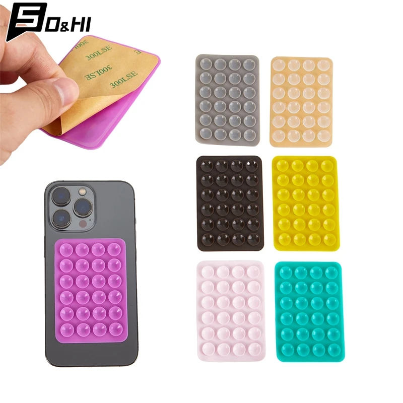 

Двусторонняя силиконовая присоска для телефона, присоска с клейкой основой из силикона и резины