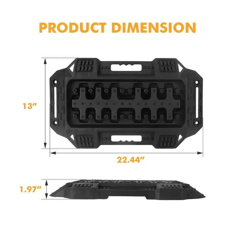 Off-Road Recovery Traction Boards Mounting Kit with Panel Sand Mud Snow Ramps for Truck SUV Car Towing Accessories