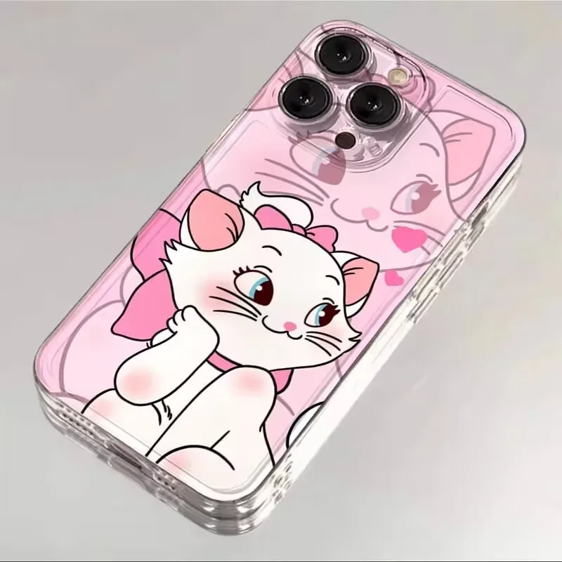 Disney Marie Cat Phone Case For OPPO Realme 15 Pro C85 Pro C75 C71 C63 C61 C65 C53 C65 C67 C53 C55 C35 5G Transparent Case - view 4