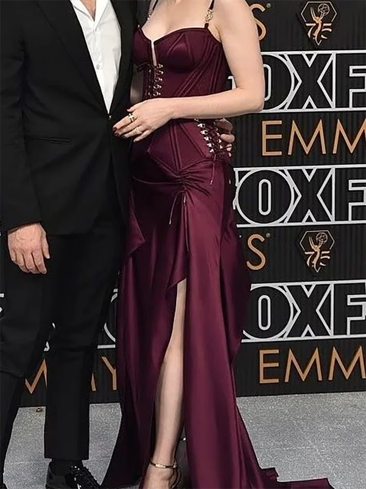 Elegante escote en forma de corazón sin mangas plisado A-Line vestidos de noche formales fiesta de cumpleaños vestidos de graduación personalizados