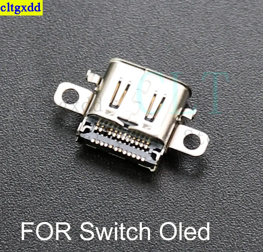 Cltgxdd 1/5/10piece FOR Switch/Lite/Oled//Switch PRO Host Power Connector Charging Port Charging Port Socket Type-C Plug