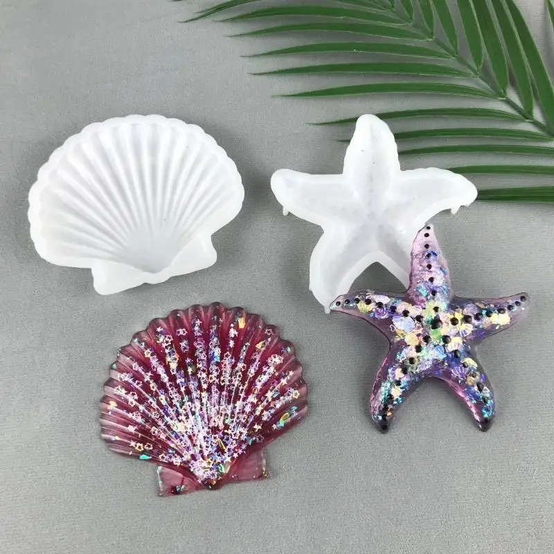 3D Silicone Molds,DIY Shells Resin Mold for Epoxy Casting Wall Hangings,Bedroom Decor,Art Craft,Home Decoration