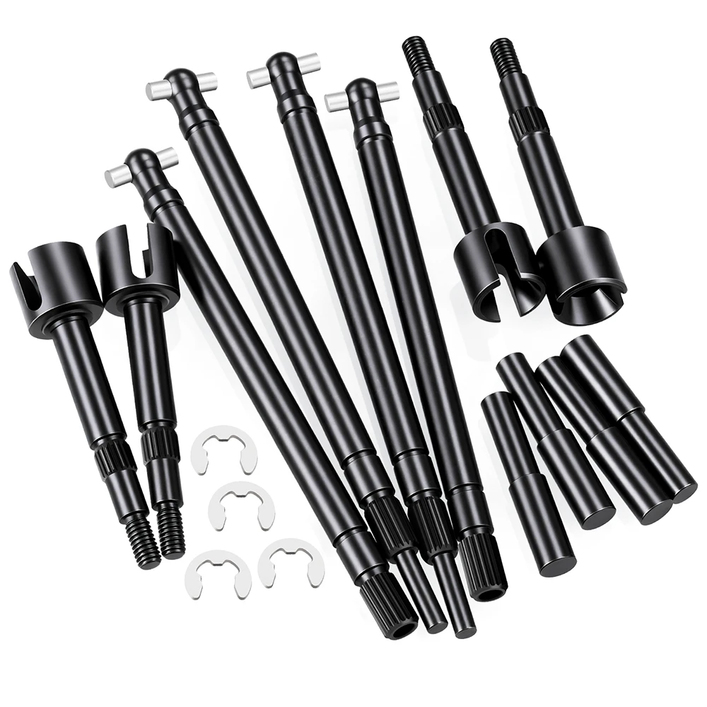 TRINOOD Metal Front Rear CVD Constant Velocity Drive Shaft For 1/10 Tamiya Clod Buster RC Monster Truck Upgrade Parts