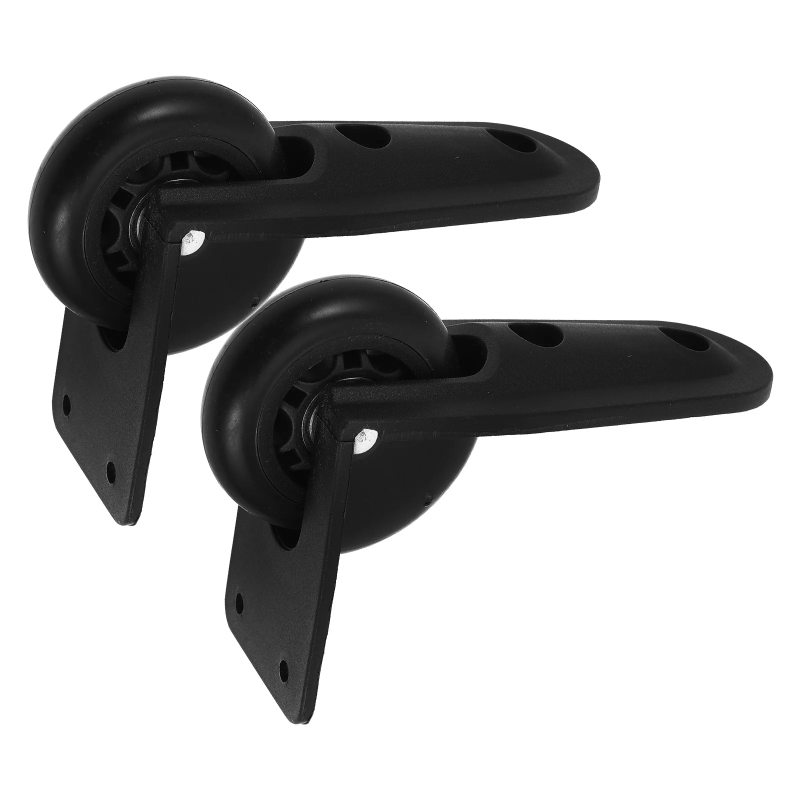 2 Pcs Wheel Luggage Accessories Wheels Travel Caster Tire Plastic Heavy Duty Replacement