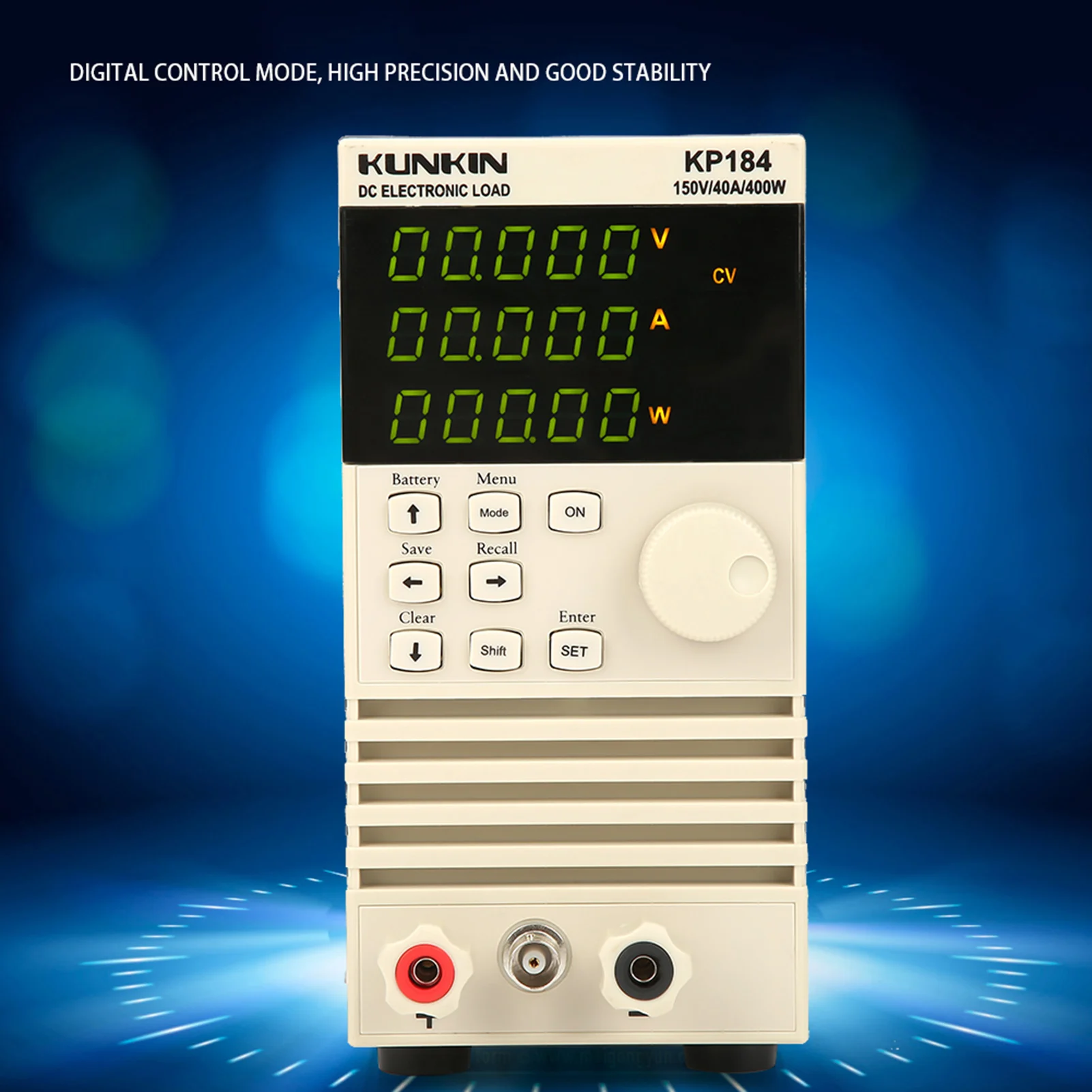 KP184 Battery Capacity Tester DC Electronic Load RS485 232 Communication Interface Load Power 0-400W Battery Testing Tools