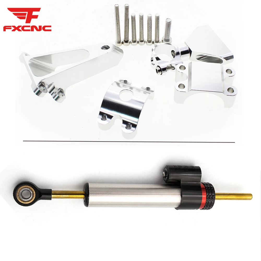

Motorcycle Steering Damper Stabilizer For Honda CBR600 F4 F4I 1999-2003 Linear Reversed Safety Control+Bracket