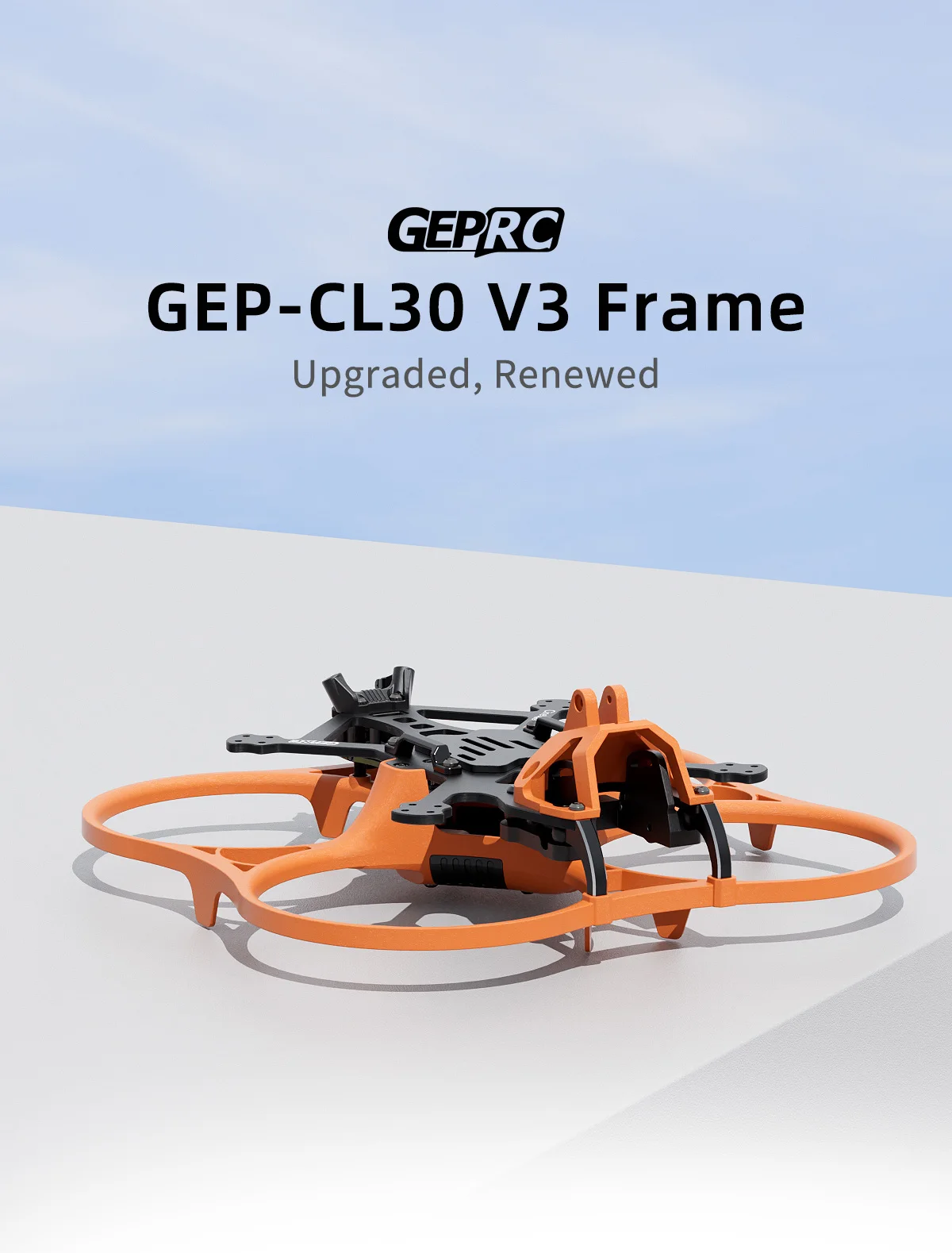 GEPRC Cinelog30 GEP-CL30 V3 3-inch Frame Kit Customized for the O4 Air Unit Pro FPV DIY Frame Parts