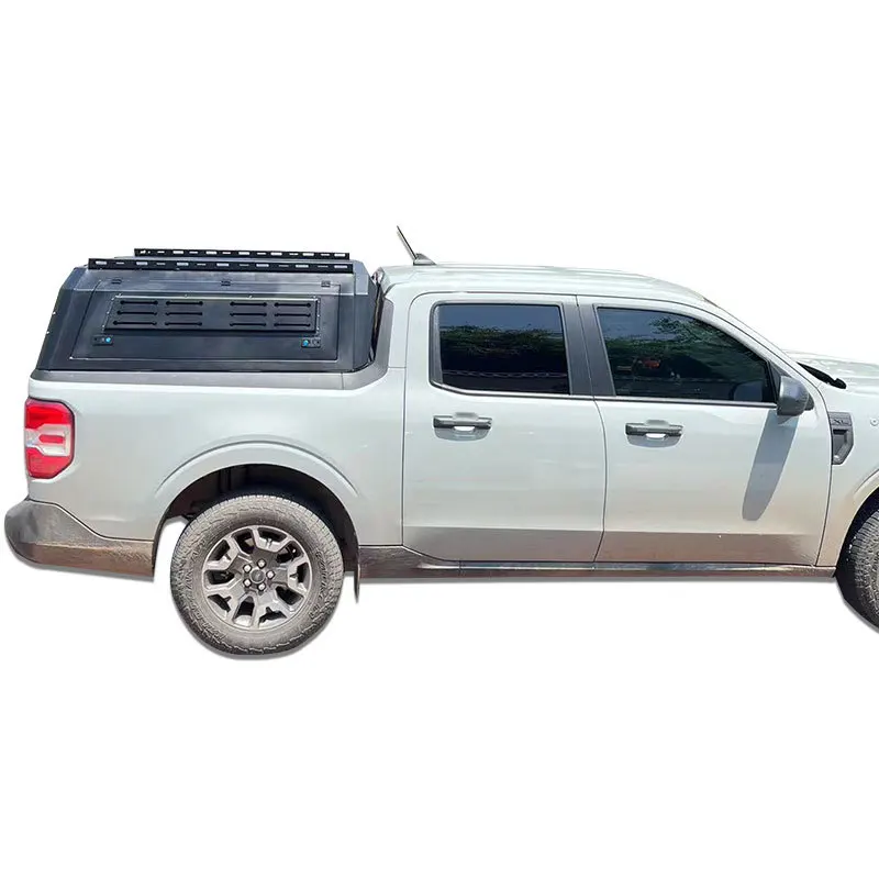 Fits for 2022  Ranger Maverick Lariat Pickup High Liftgate Three-Door Tailgate Locking Tonneau Cover
