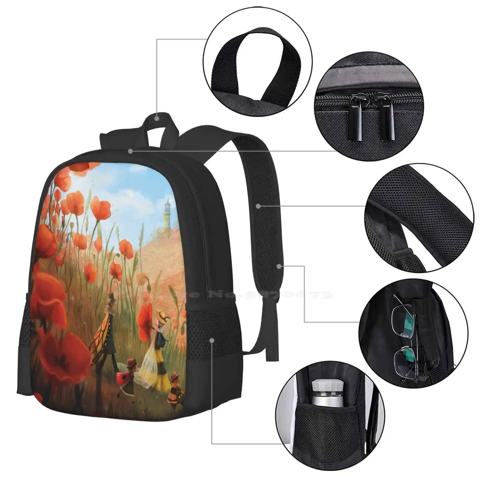 The Walk Hot Sale Backpack Fashion Bags Flower