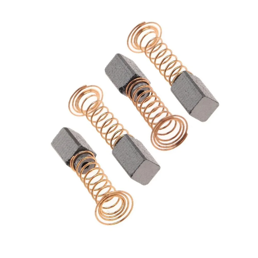 

Accessories Carbon Brush 4 Pcs 4.6x5x8mm Carbon And Metal High Quality Materials With Wire For D3000 Electric Tool