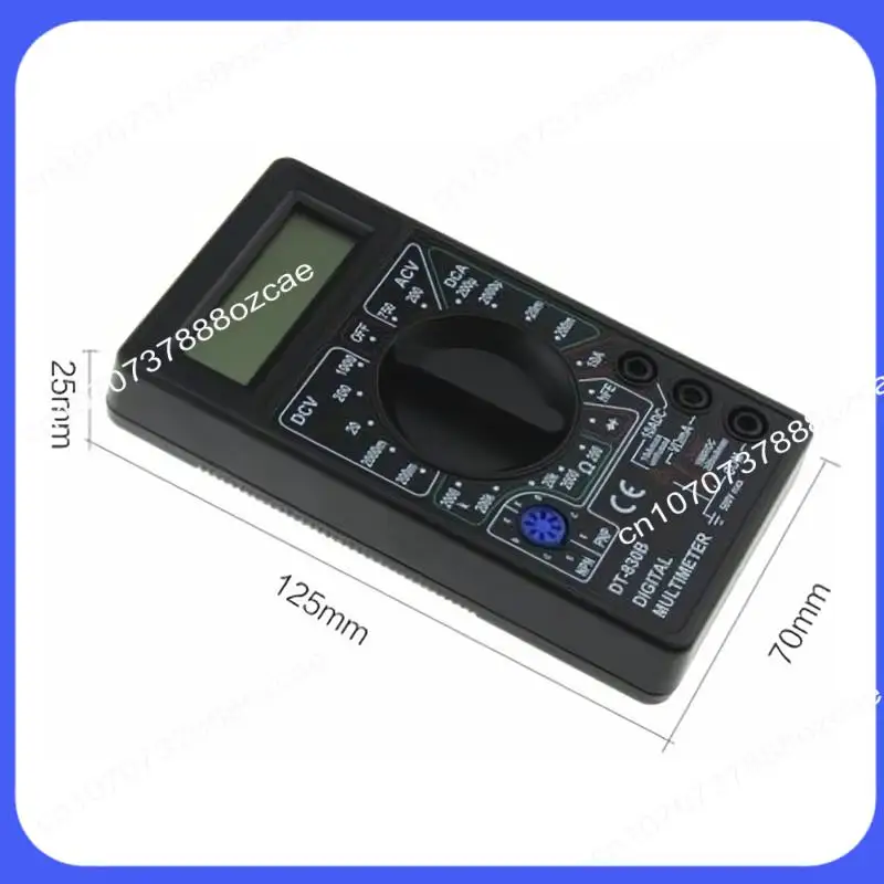 A26P DT830B ЖК-цифровой мультиметр для электрических испытаний, высокая безопасность DC/AC 750/1000 В вольтметр амперметр тестер Ом