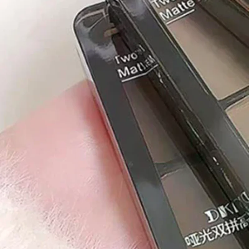 DIKALU 輪郭パレット 3D フェイシャルブロンザー化粧品フェイスシェーディングパウダー ツートンカラー持続マットノーズシャドウメイクアップ化粧品