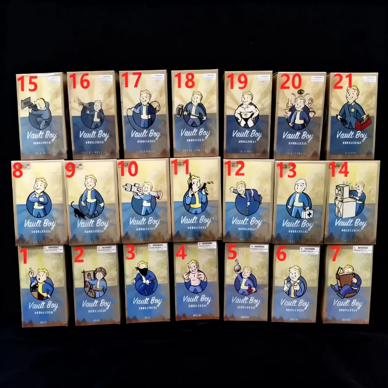 Bobblehead mignon Vault garçon ensemble complet Anime figurine jouets Statue Collection modèle poupée bureau ornement affichage jouets cadeaux