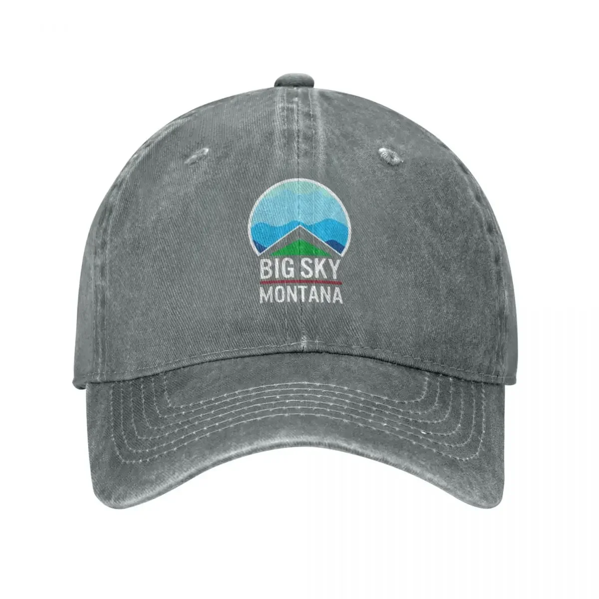 Big Sky Montana Shirt, Big Sky Montana Ski Resort Baseball Caps Denim Hats Adjustable Casquette Hip Hop Baseball Cowboy Hat