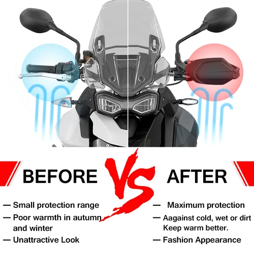 Imagen 2 del producto Protector de manos para motocicleta TIGER 850 Sports 900, Protector de mano para manillar, Protector de mano para Tiger900 Tiger850 Rally Pro GT Pro