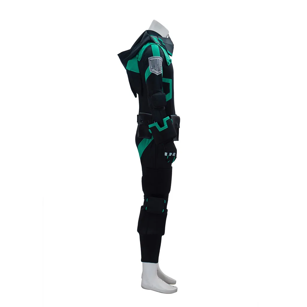 My Hero Academia World Heroes Mission Boku No Hero Akademia Izuku Midoriya Deku Cosplay Costume Black Battle Suit