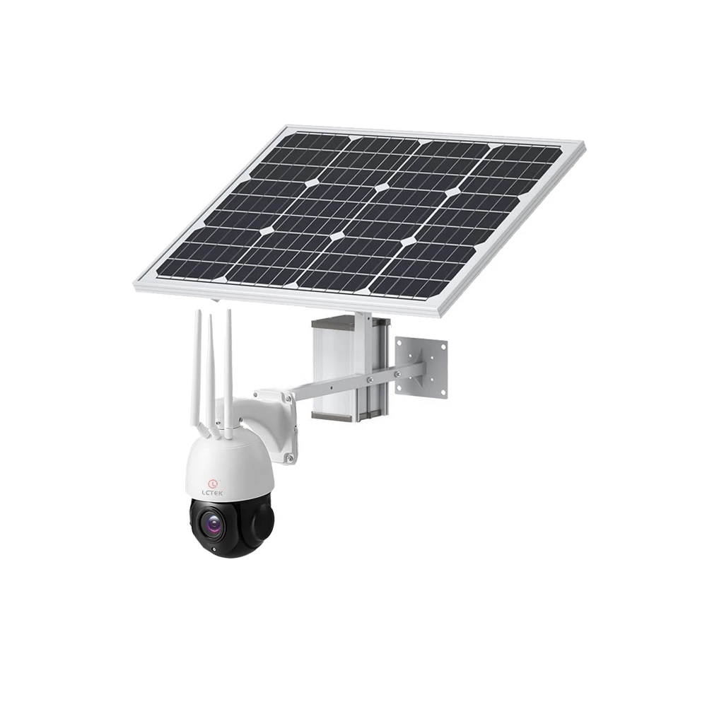 كاميرا LCLCTEK 36X Zoom 4G Solar PTZ 60W 40AH 5MP تعمل بالبطارية نظام كاميرا CCTV خارجي #1