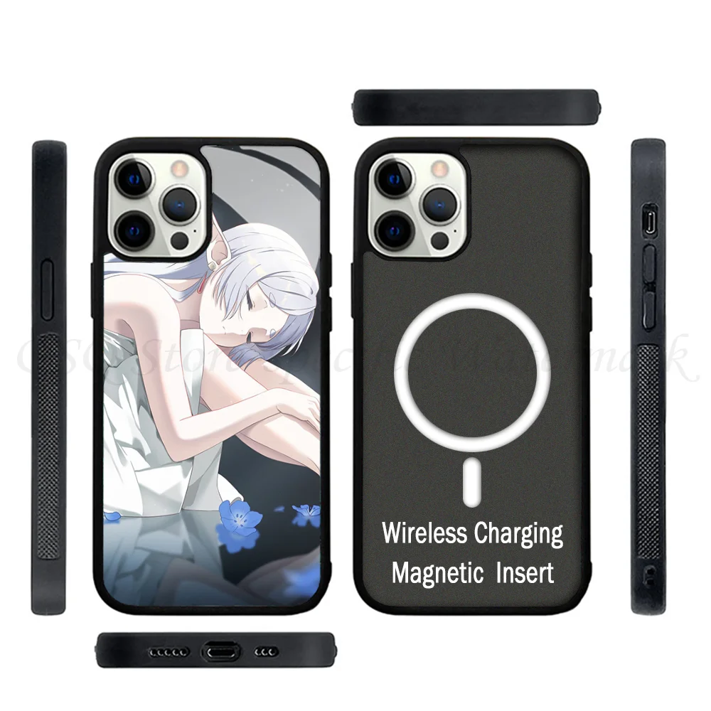 F-Frieren Anime Phone Cases For IPhone 15 14 13 Pro Max 11 12 Mini Alex Mirror TPU Shell