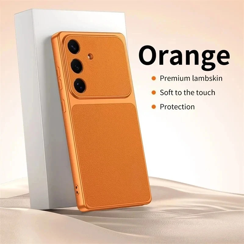 Luxury Large Window PU Leather Case For Samsung Galaxy A54 A52 A35 A34 A32 A51 A24 A14 A53 A33 A23 Shockproof Hard PC Back Cover