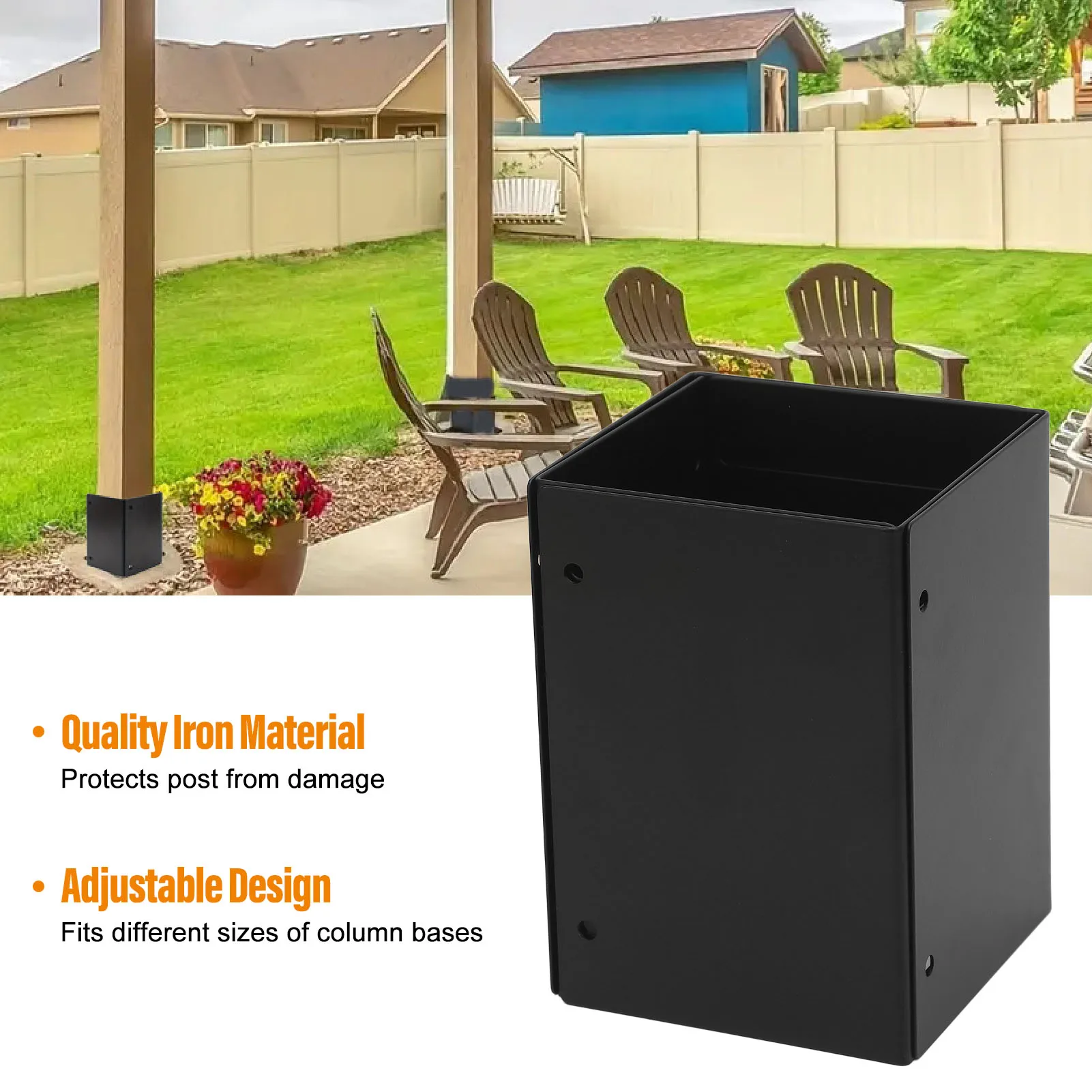 واقيات السكك الحديدية القابلة للتعديل، واقي آخر لصندوق البريد الحديدي، أكمام آخر لأسوار درابزين سطح السفينة