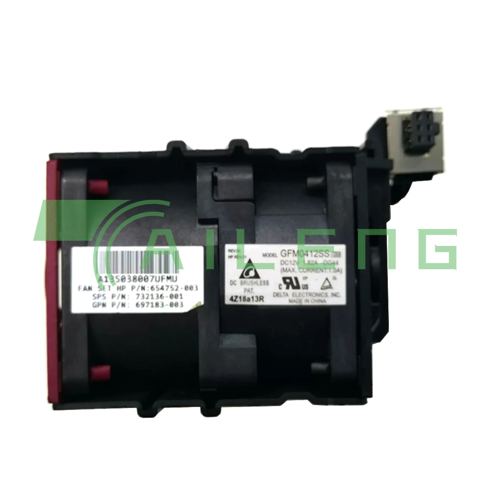 ProLiant DL360P DL360E G8 팬 모듈용 냉각 팬 654752 -002 654752 -002 667882 -001 697183 -002 697183 -001 GFM0412SS 팬