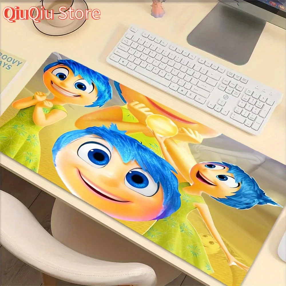 

1pc Inside Out Joy Character Desk Mat - Non-Slip Mouse Pad with Official Movie Design, for Home Office, Birthday Party Decor - P