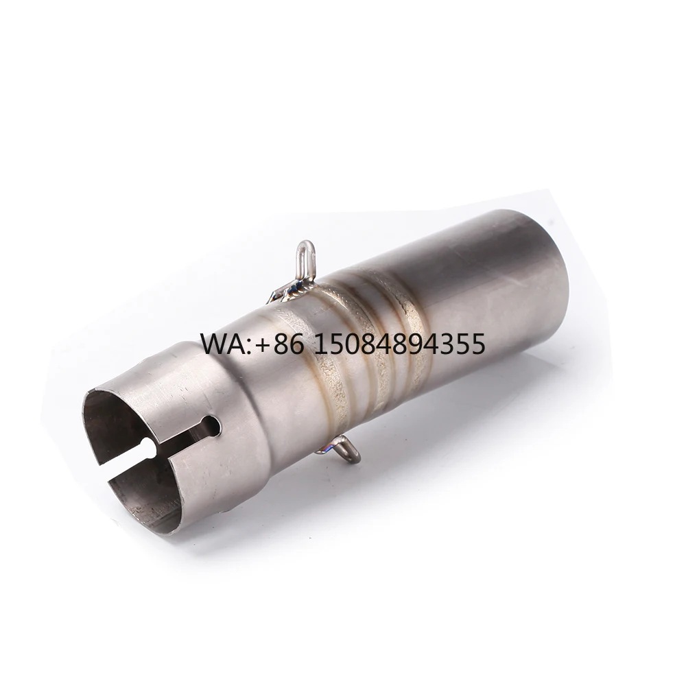 

New 51mm Motorcycle Exhaust Muffler F800GS 2008-2017 F700GS 2013-2017 Center Connection Pipe 2008-2017 Models