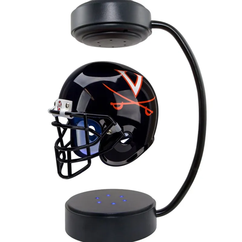 NEW Magnetic levitation sport helmet display -65 kinds team for choose, levitating hover football helmet