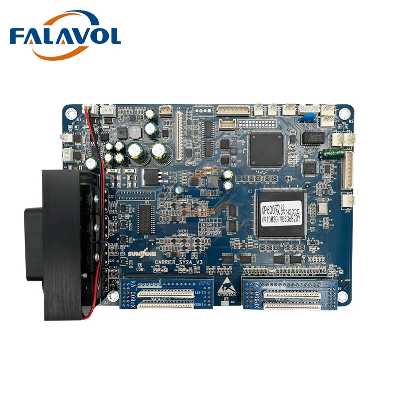 FALAVOL Senyang board for Epson xp600 double head carriage board main board for ECO solvent/UV printer head board V6/V12