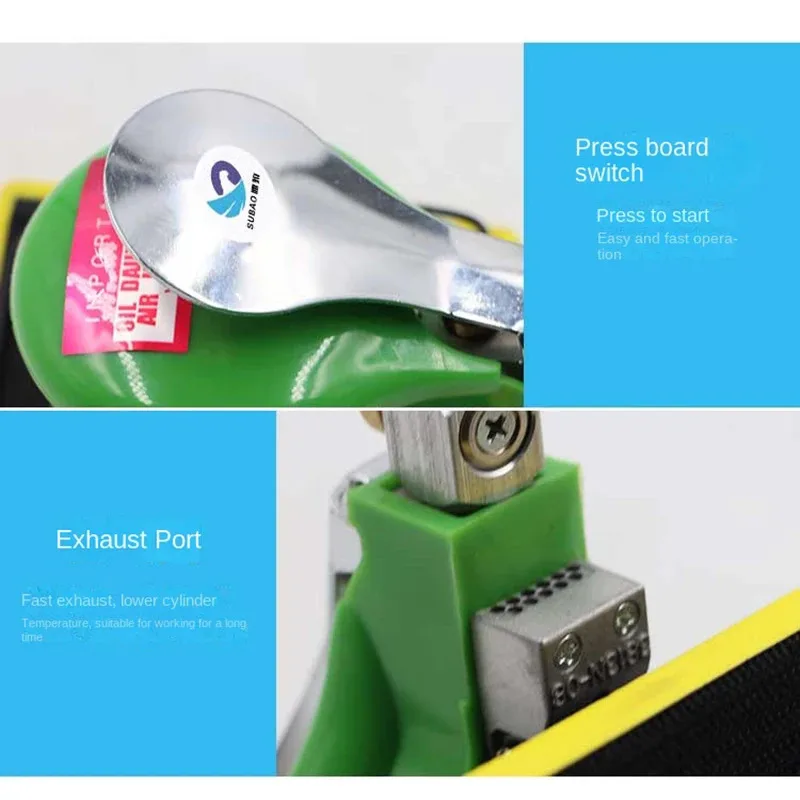 SUBAO M8 طاحونة هوائية مربع الهواء طاحونة الخشب الملمع آلة الصنفرة 100*110 مللي متر الملمع