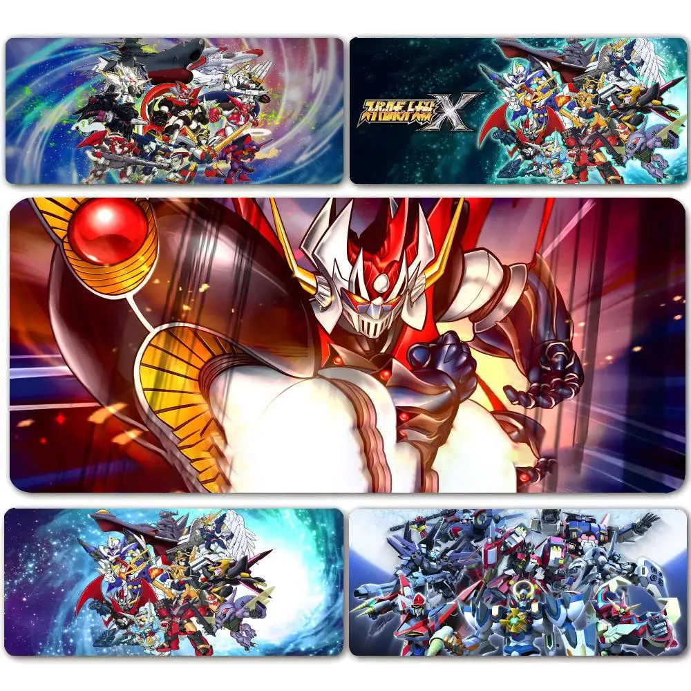 Super Robot Wars Mouse Pad Mousepad Large Gaming Mouse Pad LockEdge Thickened Computer Keyboard Table Desk Mat