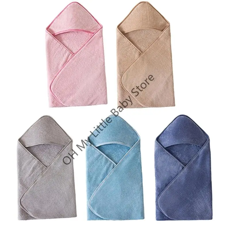 

M76C Quick Dry Baby Towel with Hood Bath Towel Infant Poncho Toddler Shower Towel
